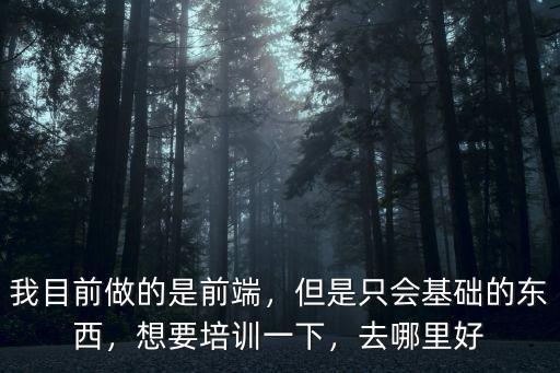 惠州好的前端培訓在哪里,前端哪的培訓機構好