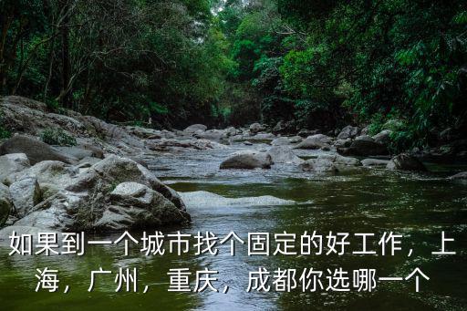 如果到一個城市找個固定的好工作，上海，廣州，重慶，成都你選哪一個