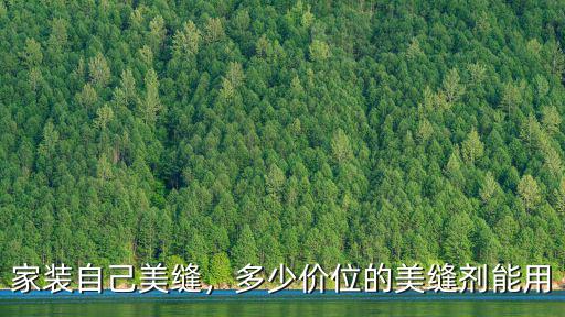青島裝修美縫價格是多少,多少價位的美縫劑能用