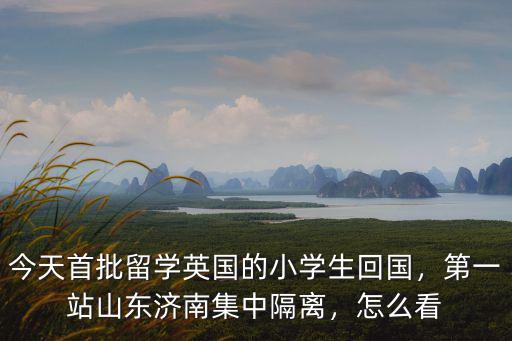 今天首批留學(xué)英國的小學(xué)生回國，第一站山東濟(jì)南集中隔離，怎么看