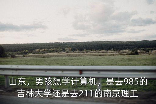 山東，男孩想學(xué)計(jì)算機(jī)，是去985的吉林大學(xué)還是去211的南京理工