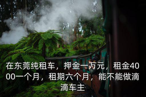 東莞跑滴滴怎么辦兩證,東莞滴滴真這么好做嗎