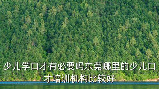 東莞常平哪里有學(xué)演講與口才,投資演講與口才學(xué)院怎么樣