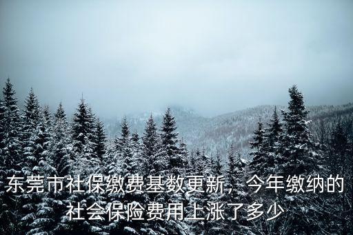 今年?yáng)|莞市社保怎么交,想繳納東莞市社保