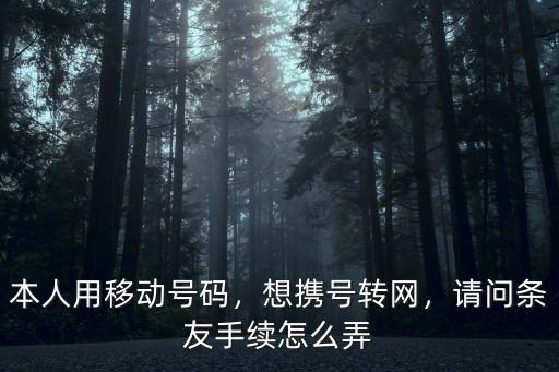 深圳移動怎么辦理攜號轉網,移動號怎么轉電信號