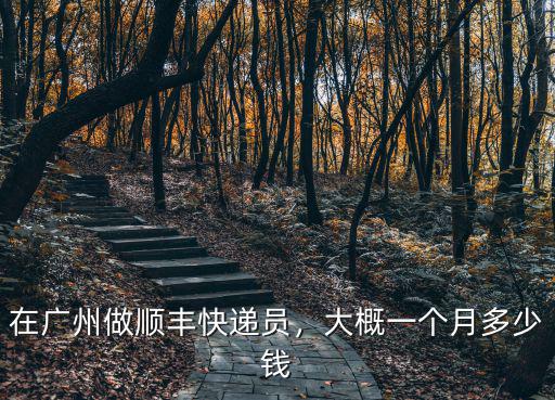 廣州快遞多少錢一個(gè),快遞員送一份快遞能掙幾塊錢