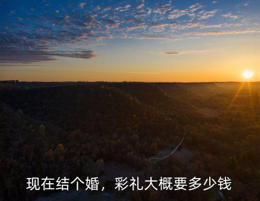 現在結個婚，彩禮大概要多少錢