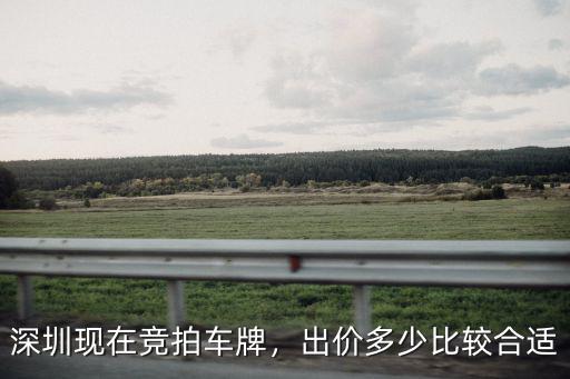 深圳拍買車牌多少錢,深圳現在競拍車牌