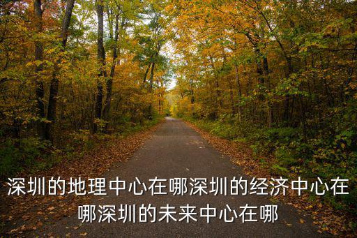 深圳光秀在哪里,深圳的地理中心在哪