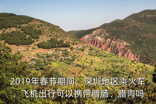 2019年春節期間，深圳地區乘火車、飛機出行可以攜帶臘腸、臘肉嗎