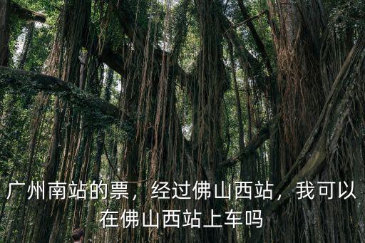 佛山西站到貴港車票多少,經(jīng)過佛山西站