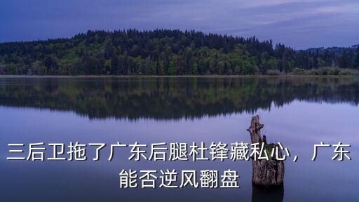廣東隊杜鋒后來怎么樣了,杜鋒為什么哭了