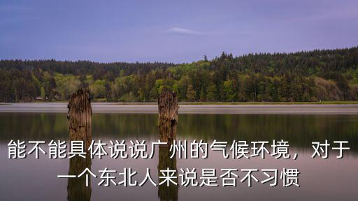能不能具體說說廣州的氣候環境，對于一個東北人來說是否不習慣