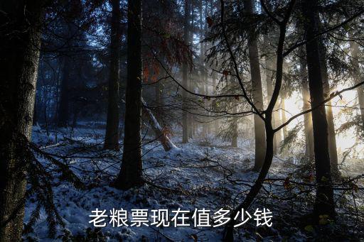 山東省糧票能換多少錢,老糧票現(xiàn)在值多少錢