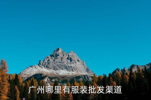 廣州哪里有椅桐女裝店,廣州女裝批發市場都有哪些
