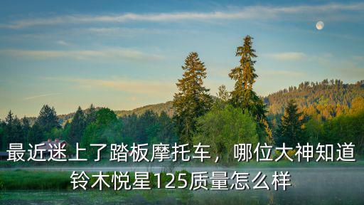 湛江鈴木踏板125摩托車怎么樣,鈴木瑞夢125摩托車怎么樣