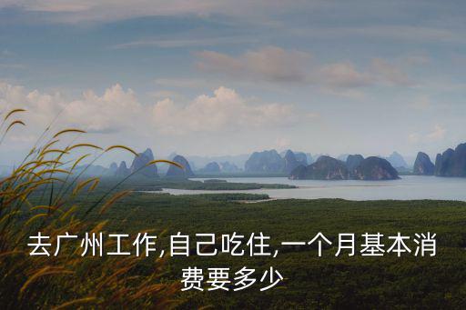 去廣州工作,自己吃住,一個月基本消費要多少