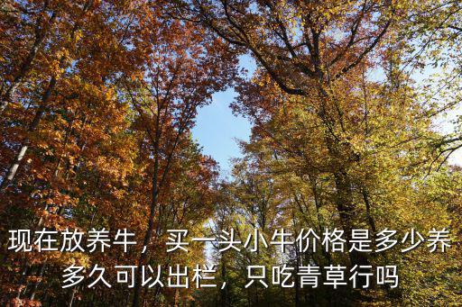 現(xiàn)在放養(yǎng)牛，買一頭小牛價(jià)格是多少養(yǎng)多久可以出欄，只吃青草行嗎