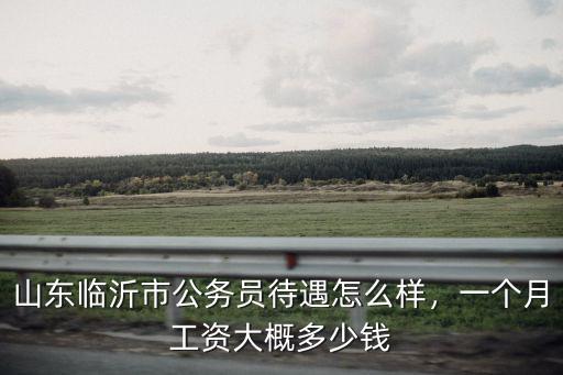 山東臨沂市公務(wù)員待遇怎么樣，一個月工資大概多少錢