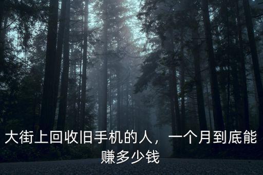 山東收二手機電話是多少錢一個月,一個月能賺多少錢