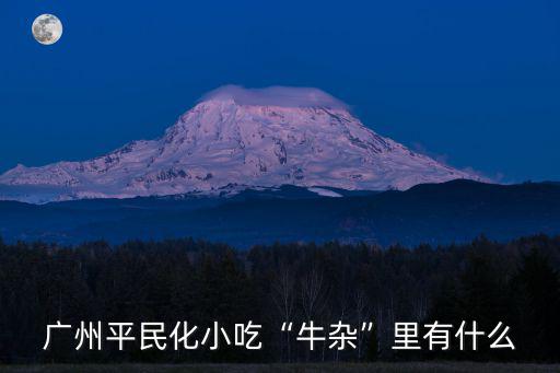 廣州肥佬牛雜在哪里,廣州哪家店的牛雜好吃