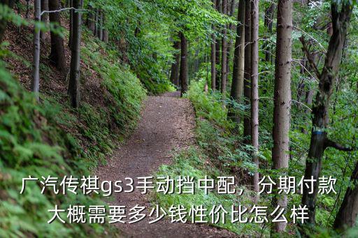廣汽傳祺gs3手動擋中配，分期付款大概需要多少錢性價比怎么樣