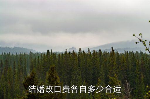 結(jié)婚改口費(fèi)各自多少合適