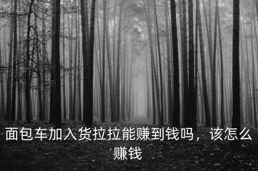 廣東小面包車怎么賺錢,買輛小面包車