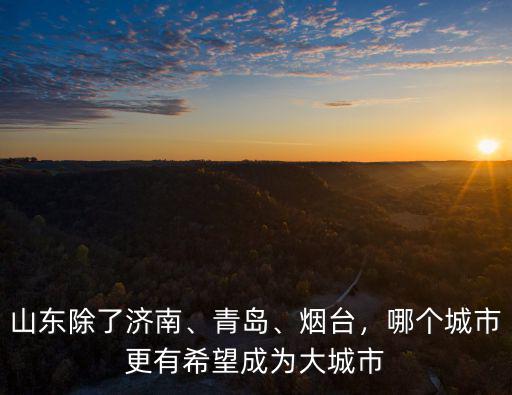 山東有多少個大都市,山東除了濟南