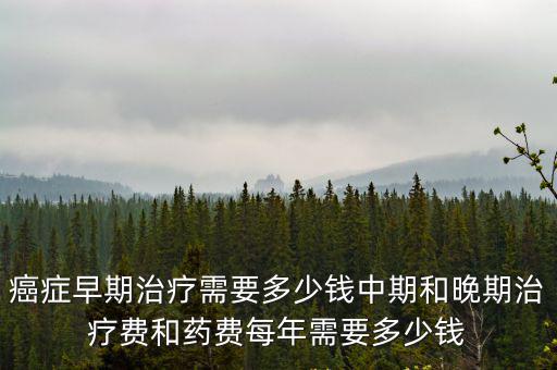 濟南腫瘤醫院癌癥治療需要多少錢,癌癥早期治療需要多少錢