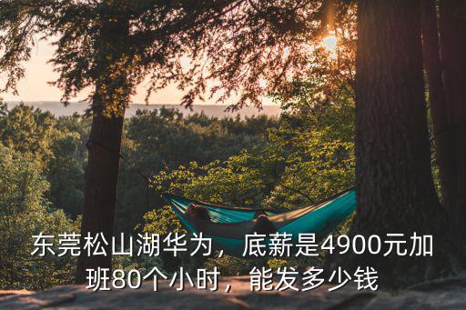東莞松山湖華為多少錢(qián)一個(gè)月,華為普工多少錢(qián)一個(gè)月