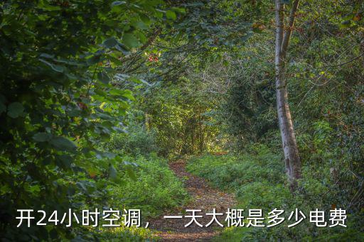 開24小時空調，一天大概是多少電費