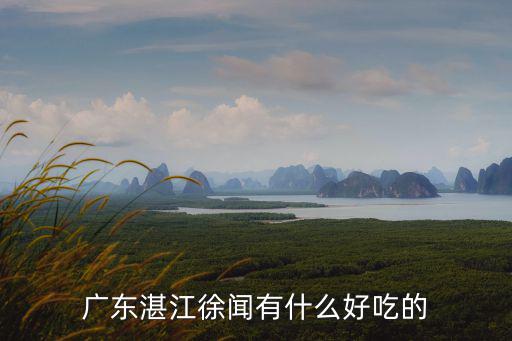 廣東湛江徐聞?dòng)惺裁春贸缘? class=