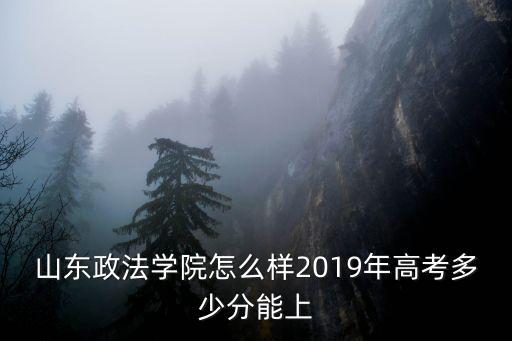 山東政法學(xué)院怎么樣2019年高考多少分能上
