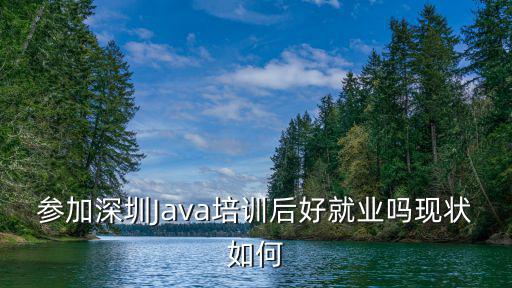 參加深圳Java培訓(xùn)后好就業(yè)嗎現(xiàn)狀如何