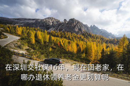 在深圳交社保16年，現在回老家，在哪辦退休領養老金更劃算呢