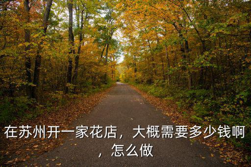 蘇州開個店多少費用多少錢啊,在蘇州開一家花店