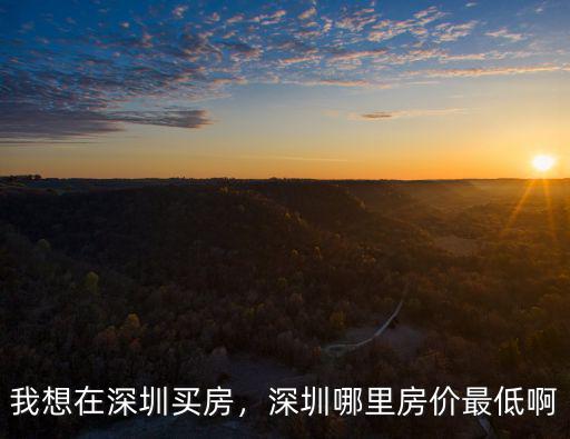 深圳房哪里房?jī)r(jià)低,深圳哪里房?jī)r(jià)最低啊