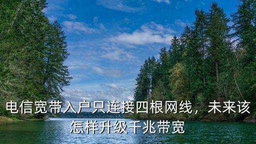 電信寬帶入戶只連接四根網線，未來該怎樣升級千兆帶寬
