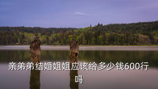 徐州弟弟結婚給多少,親弟弟結婚姐姐應該給多少錢