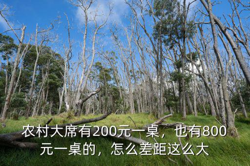 聊城大席多少錢一桌,自家擺酒宴多少錢一桌合適