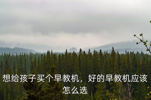 廣州早教怎么選,想給孩子買個早教機