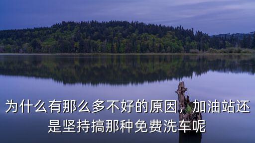 為什么有那么多不好的原因，加油站還是堅(jiān)持搞那種免費(fèi)洗車(chē)呢