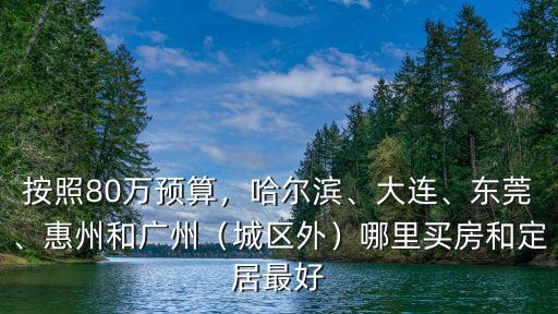 按照80萬預(yù)算，哈爾濱、大連、東莞、惠州和廣州（城區(qū)外）哪里買房和定居最好