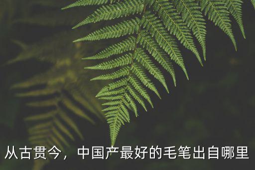 中山市哪里有做毛筆的,中國產最好的毛筆出自哪里