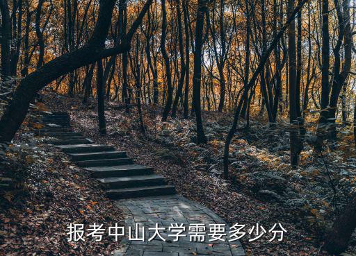 報考中山大學需要多少分