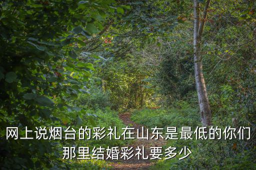 山東昌邑彩禮是多少,你們那里結婚彩禮要多少