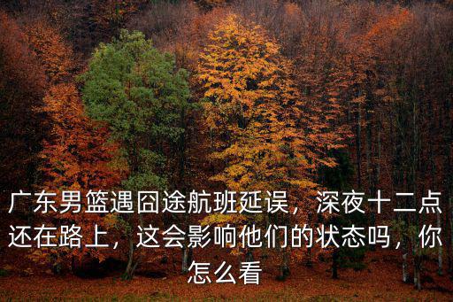 廣東男籃遇囧途航班延誤，深夜十二點還在路上，這會影響他們的狀態嗎，你怎么看