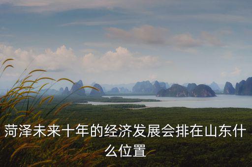 菏澤未來十年的經濟發展會排在山東什么位置