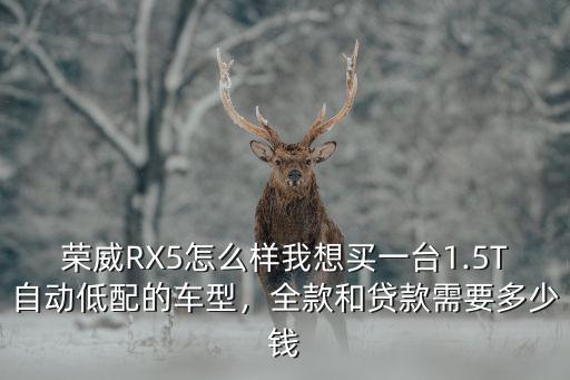 榮威RX5怎么樣我想買(mǎi)一臺(tái)1.5T自動(dòng)低配的車(chē)型，全款和貸款需要多少錢(qián)